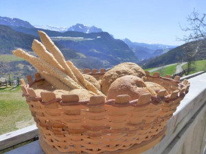 Hausgemachtes Brot mit eigenem Korn