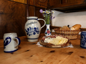 Eine klassische Marende(Brotzeit) darf natürlich nicht fehlen