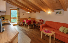Wohnküche Ferienwohnung Dolomiten
