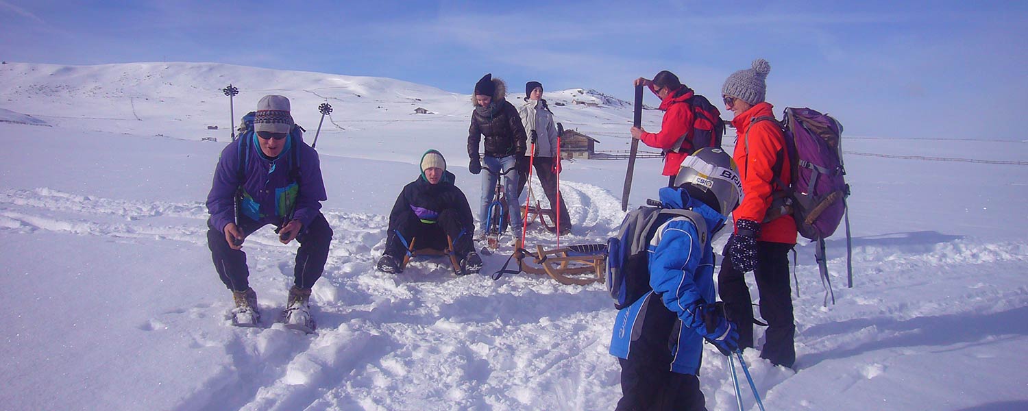 Wintersport auf der Villanderer Alm