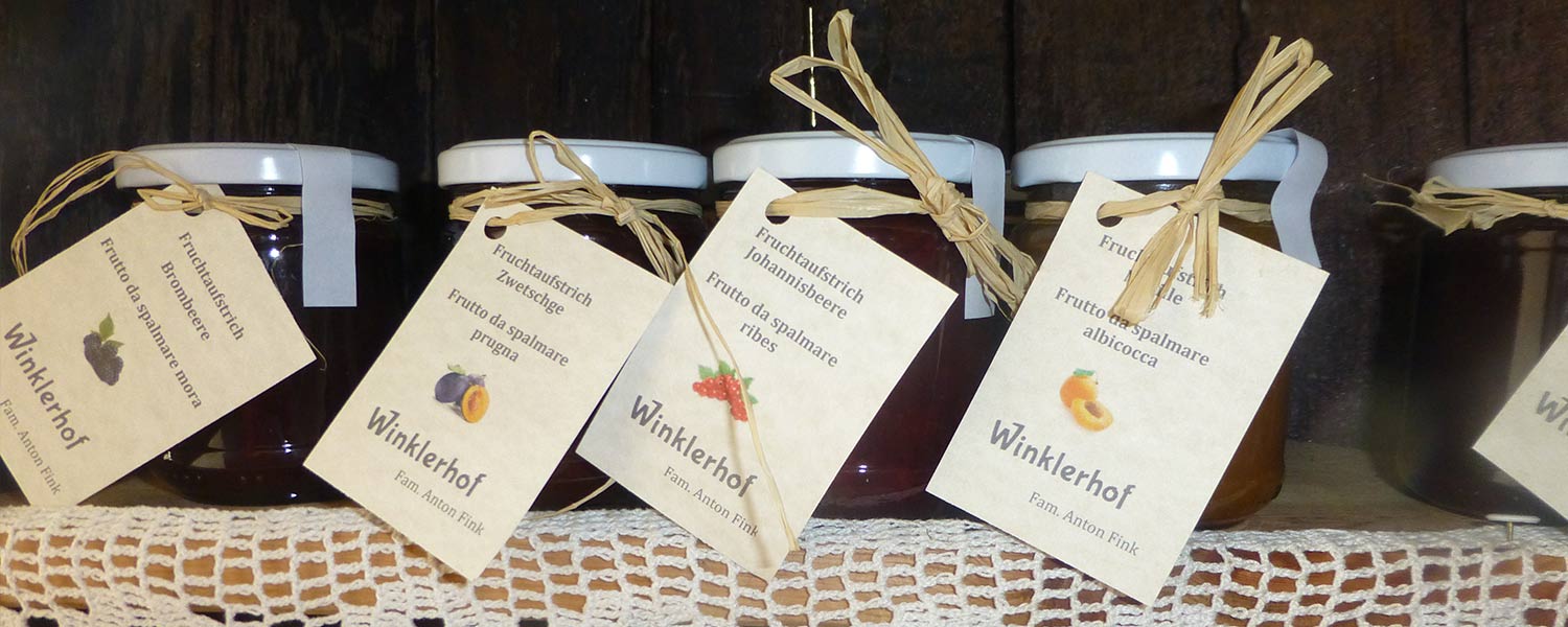 hausgemachte Marmelade vom Bauernhof - natürlich selbstgemacht